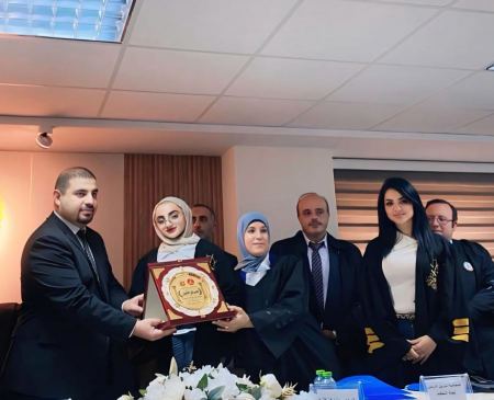 إسلام التلاحمة تحصد المركز الأول فلسطينيًا في مسابقة المرافعات الصورية لنقابة المحامين